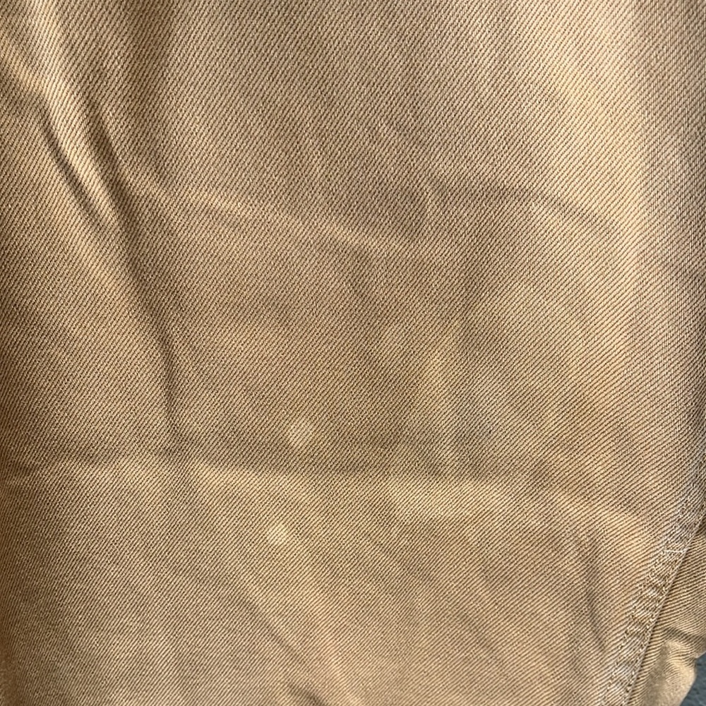 Monki EU brand jeans, women size 12, yellowish tan color, unfortunate st… - Picture 10 of 12